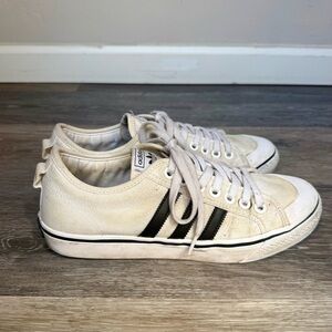 adidas NIZZA Canvas Low-Top Sneakers - As Is Condition men’s size 9.5